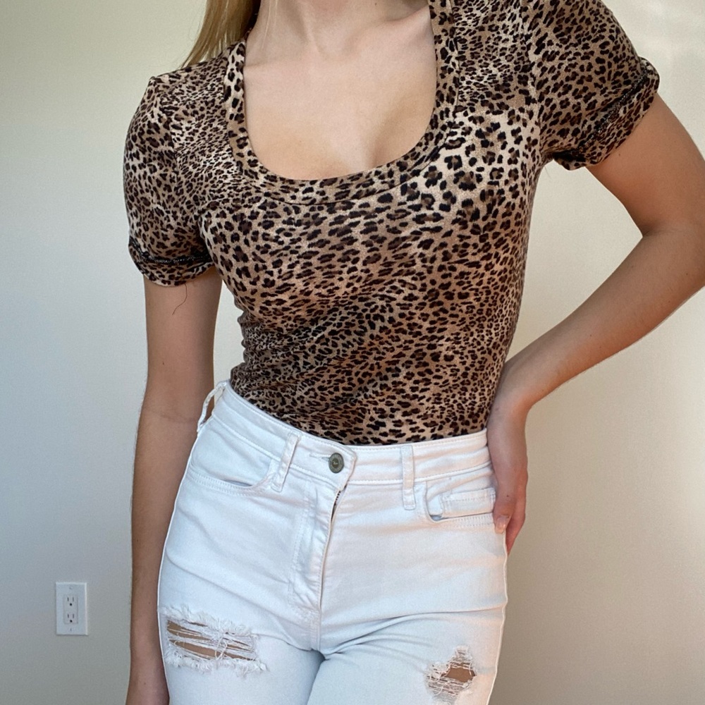 Cheetah Print Body Suit